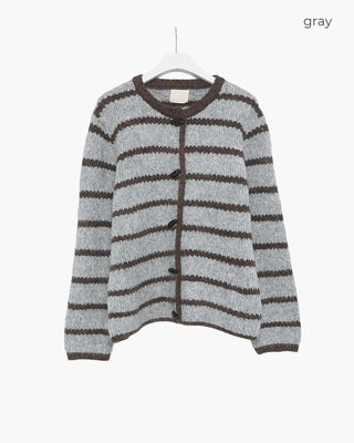 Duffle Point Border Cardigan
