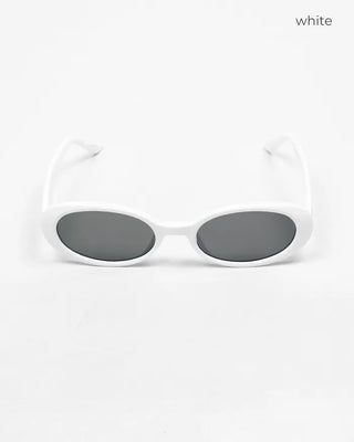 Slim oval sunglasses