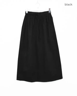Waist string long skirt