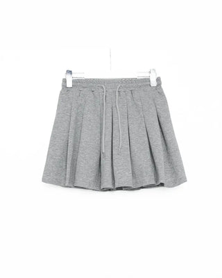Sweatshirt & Pleated Mini Skirt Set