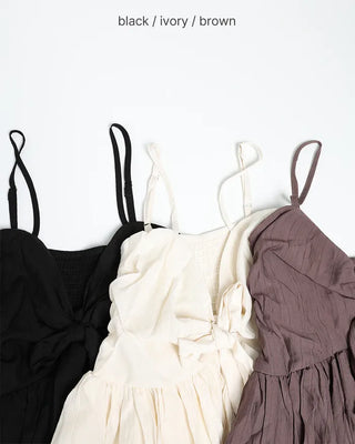 Shirred Smock Bustier Camisole