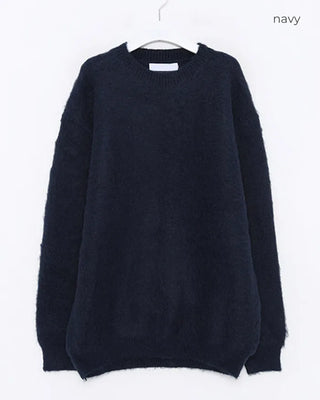 Heavy mohair knit