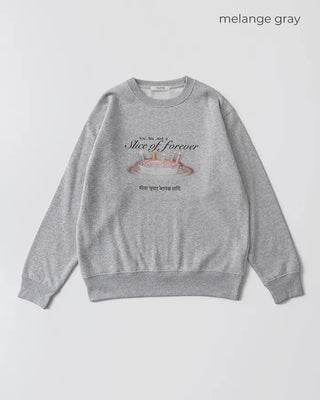 [1st Re-release] (ORIGINAL) Sweet Cake Brushed Fleece Sweatshirt