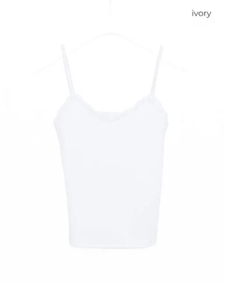 Lace Rib Sleeveless