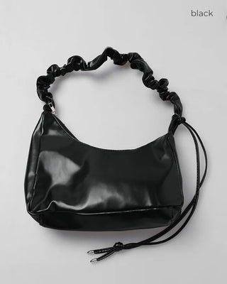 Shirring Strap Square Bag