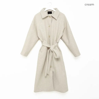 Back-tucked long coat