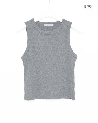 Basic Ribbed Sleeveless