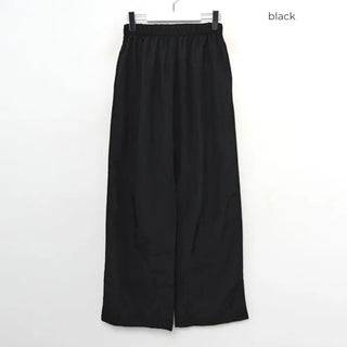 Summer nylon elastic waist pants
