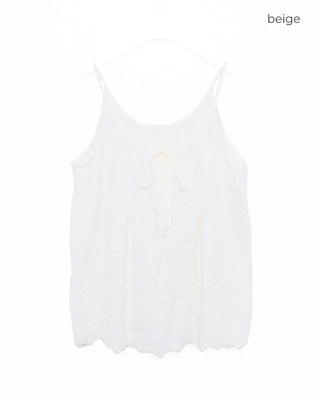 Flower Shirring Camisole