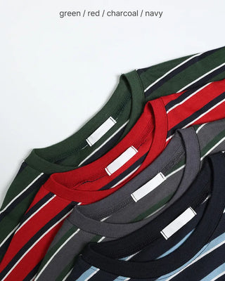 Loose-fit striped T-shirt