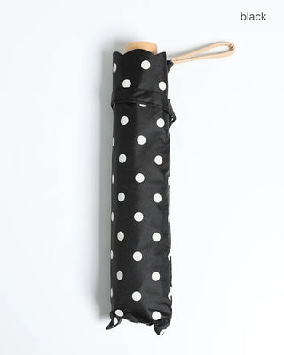 Dot Scallop Hem All-Weather Umbrella