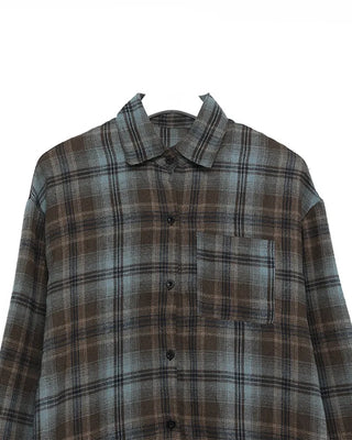 Vintage check pattern shirt
