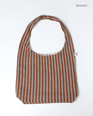 Striped Terry Shoulder Bag