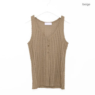 Layered Rib Vest