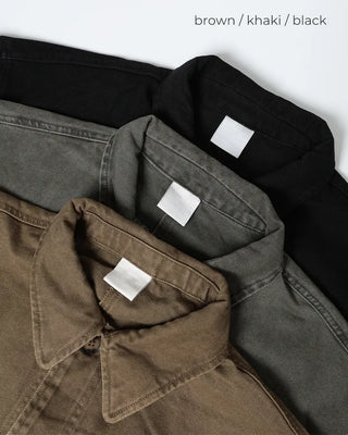 Two-pocket collar jacket