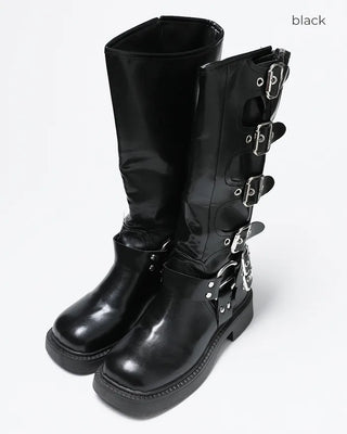 Buckle Point Long Boots