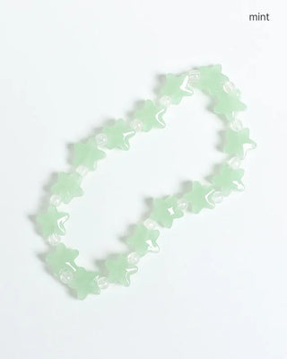 Pastel Star Bead Bracelet