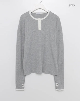 Fingerhole waffle cut and sew