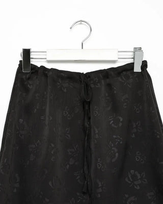 Flower frill midi skirt