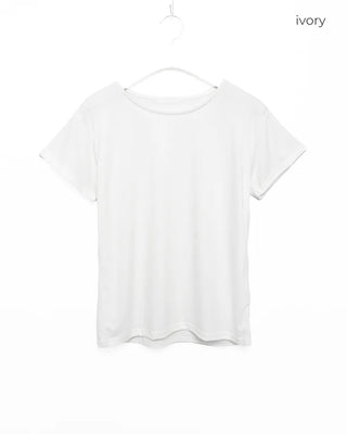Simple round neck short-sleeved T-shirt