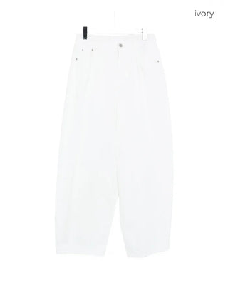 Balloon Fit Cotton Pants