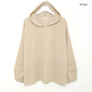 (Unisex) Loose Fit Hooded T-Shirt
