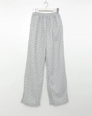 Flower Pattern Hoodie & Pants Set