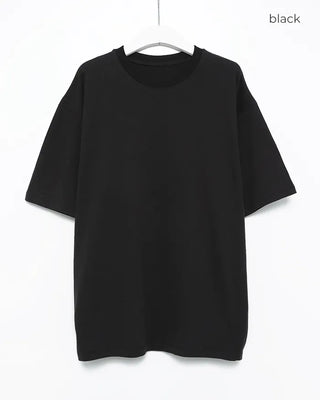 (Unisex) Backstamp Lettering Half T-Shirt
