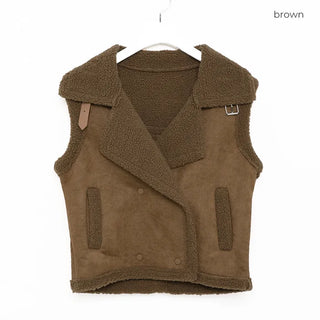 Sheepskin vest jacket