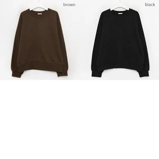 Stitched raglan sweatshirt
