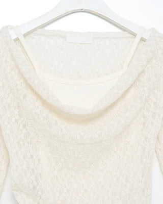 Sleeveless & Lace Long-Sleeve T-Shirt Set