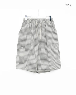 Check Cargo Bermuda Shorts