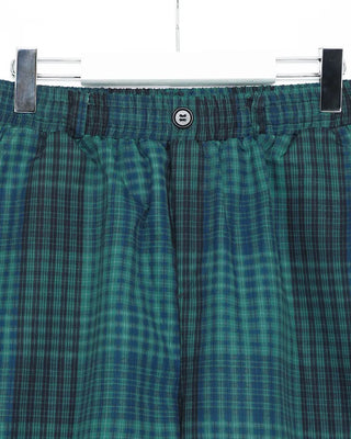 Checked Bermuda Pants