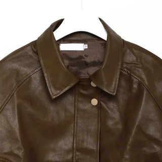 Vintage Wash Leather Jacket
