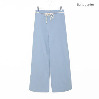 String wide pants