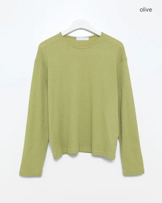 Waffle Crop Long Sleeve