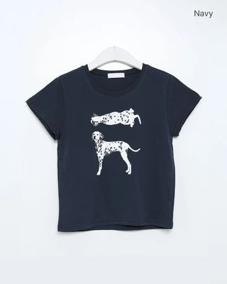 Dalmatian Half T-shirt