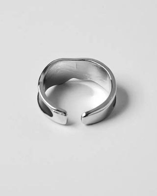 Black Star Open Ring