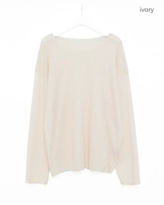 (Unisex) Sheer Round Knit