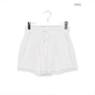 Lace short sweatpants