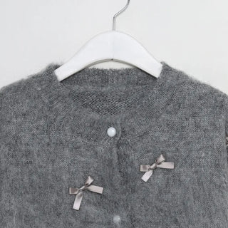 Ribbon Round Cardigan