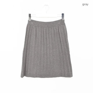 Pleated mini skirt