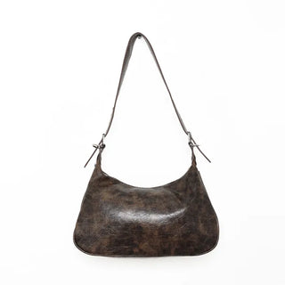 Double pocket leather bag
