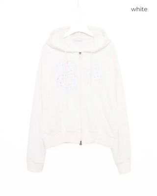 8-Star Dot Patch Hooded Parka
