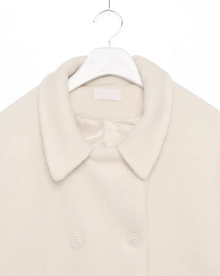 Color Button Half Coat