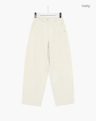 Corduroy wide-leg pants