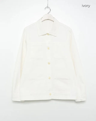 Flap pocket cotton jacket