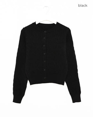 Twisted Round Cardigan