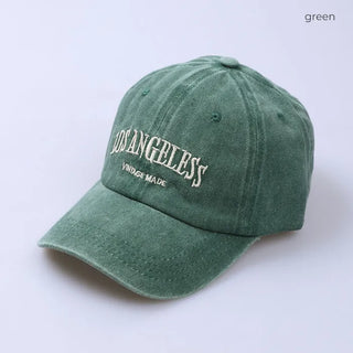 Embroidered Lettering Ball Cap