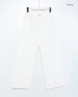 Wide cotton pants